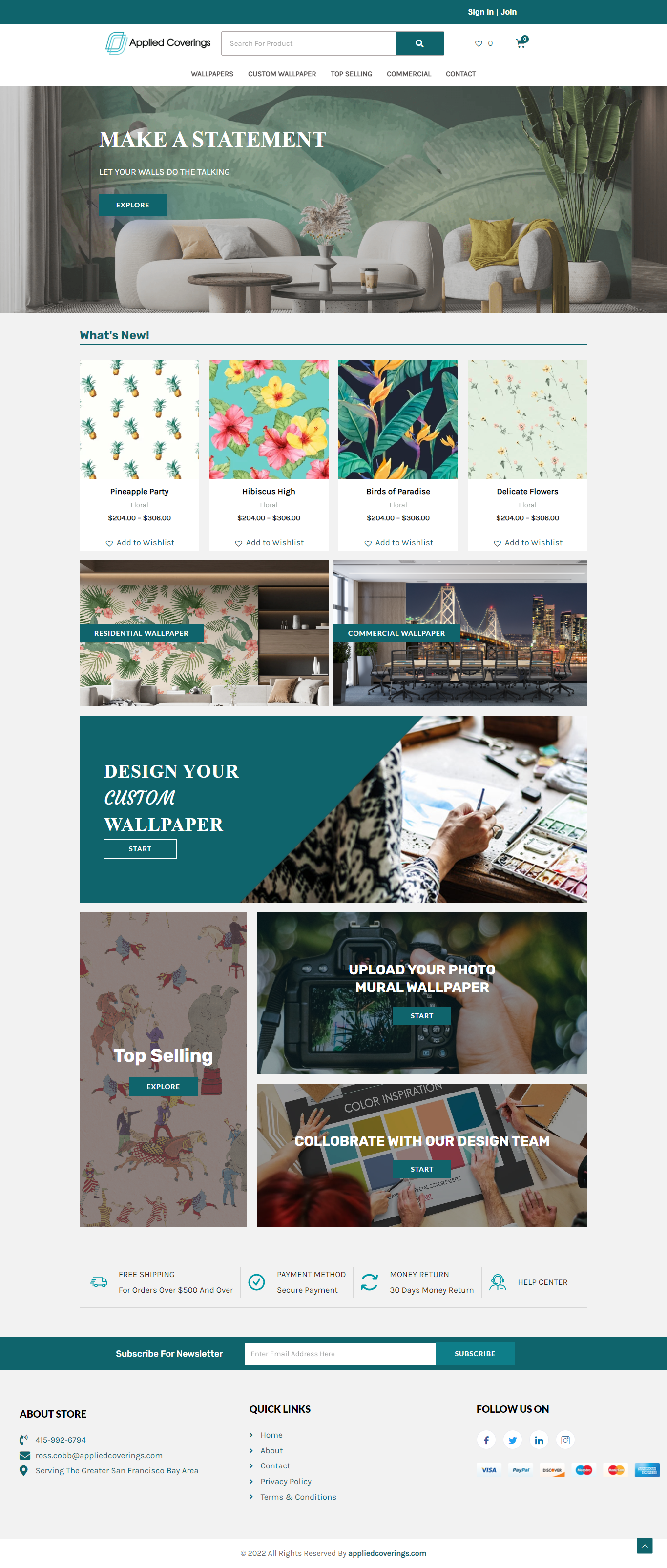 Applied Coverings Website